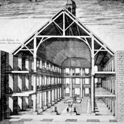 Intérieur du temple de Charenton