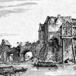 Temple de Charenton (94) : vue en perspective