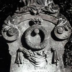 Couronne d'immortelles et feuilles d'acanthe