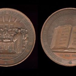 Médaille pour le tricentenaire du 1<sup>er</sup> synode des églises réformées de France (1559)