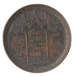 Médaille du tricentenaire de l'Institution Chrétienne de Calvin (1536)