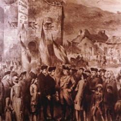 Jean Cavalier à Jersey en 1738, tableau