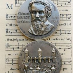 Clément Marot, médaille commémorative