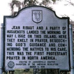 Plaque commémorative en Floride
