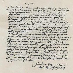 Lettre de Théodore de Bèze à Jean Calvin