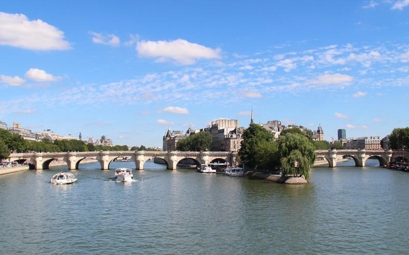 Panorama From The Pont Des Arts Musee Protestant